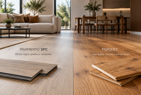 Pavimenti SPC o parquet? Differenze, caratteristiche e quando sceglierli